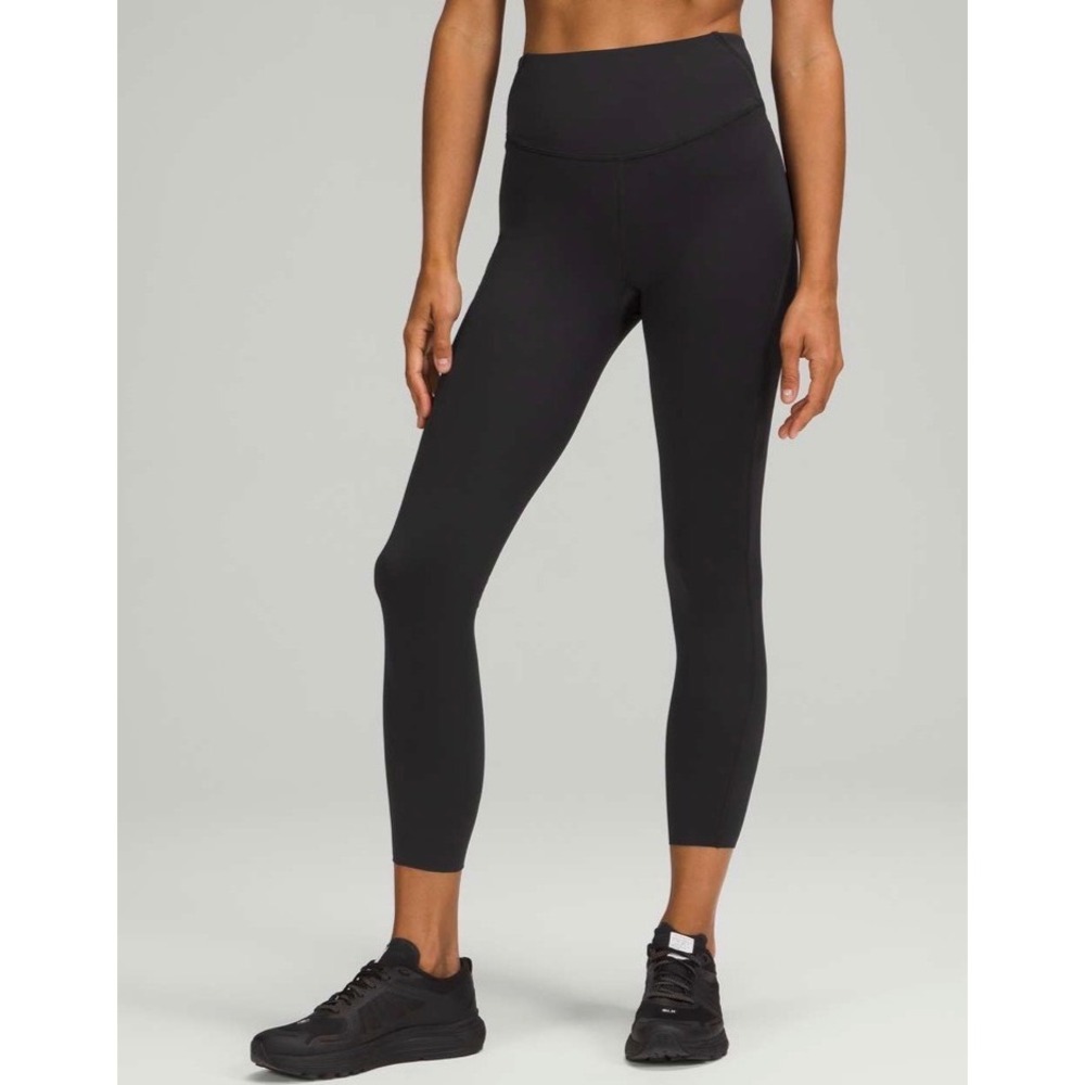 Lululemon Base Pace High-Rise Tight 25" Black LW5DKHS‎ Size 2